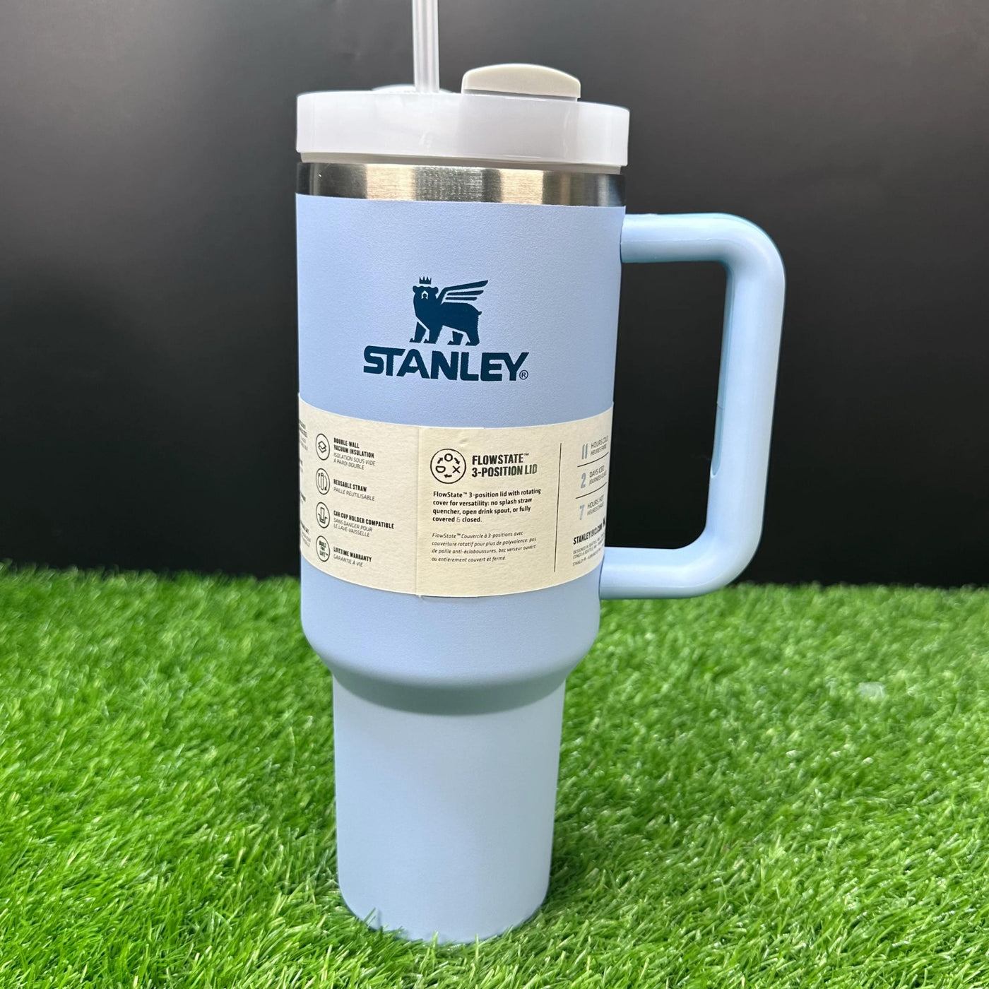 Stanley 40 Oz Stainless Steel Tumbler | Leak-Proof Vacuum Insulated Travel Mug | Hot & Cold