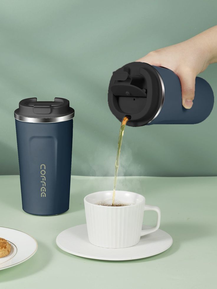 Stainless Steel  Thermos Flask Travel Mug with Temperature Display