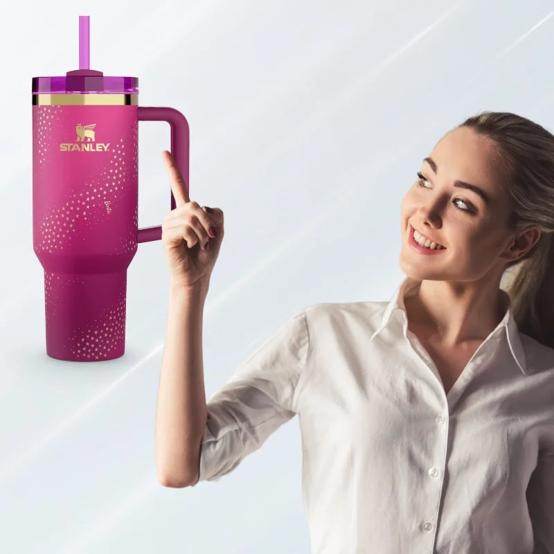 Star Pink Stylish Stanley Barbie Tumbler