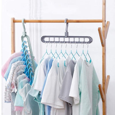 (Pack of 5)  Adjustable  Plastic Hangers