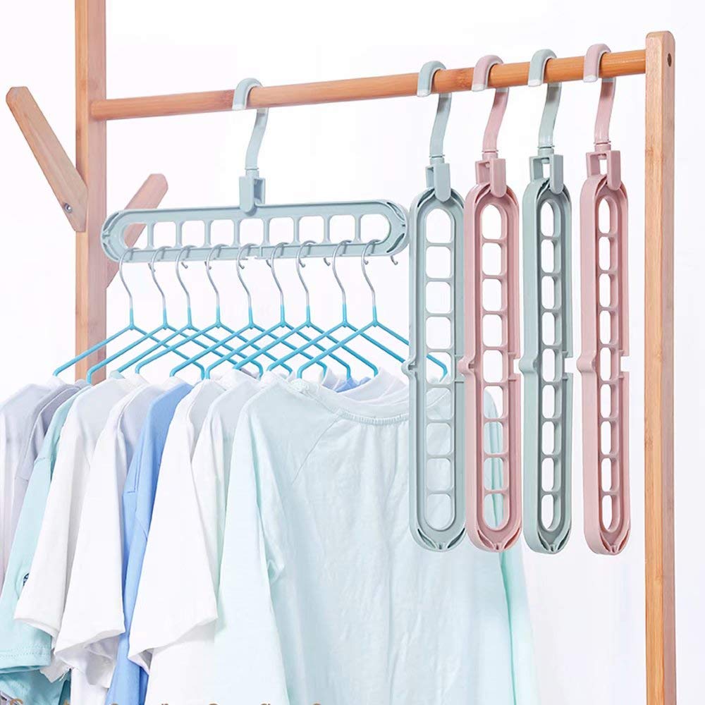 (Pack of 5)  Adjustable  Plastic Hangers