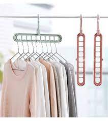 (Pack of 5)  Adjustable  Plastic Hangers