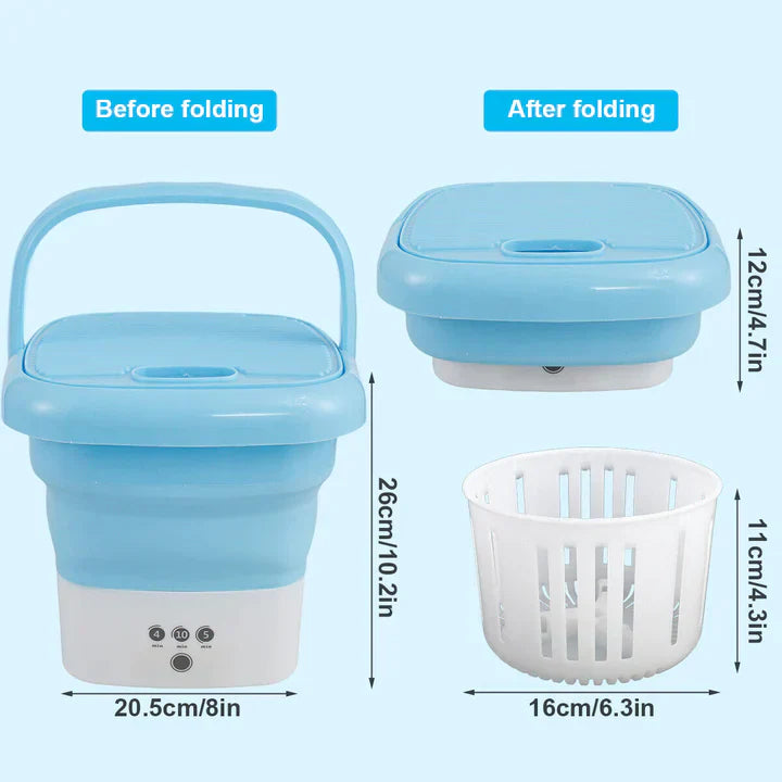 Portable Folding Washing  Machine with Dryer